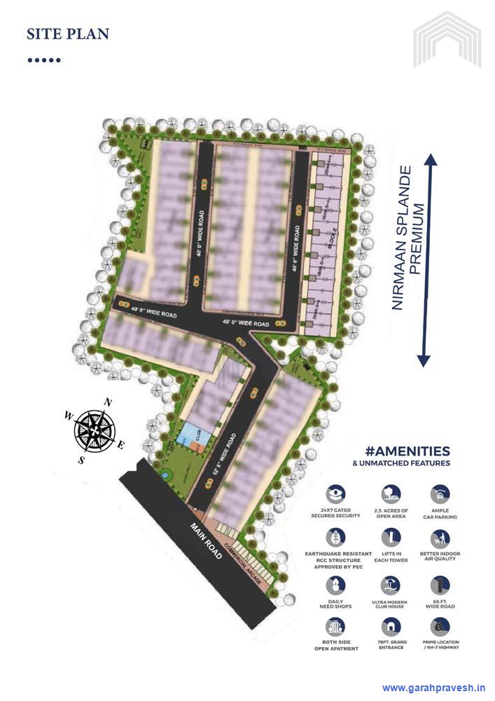 Site Plan Nirmaan Splande Premium