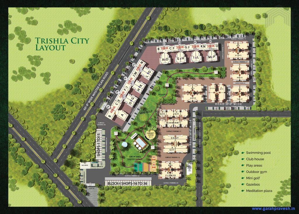 Site Plan Trishla City