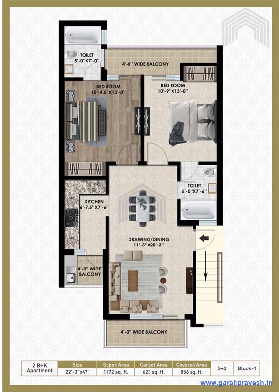 2 BHK Flat