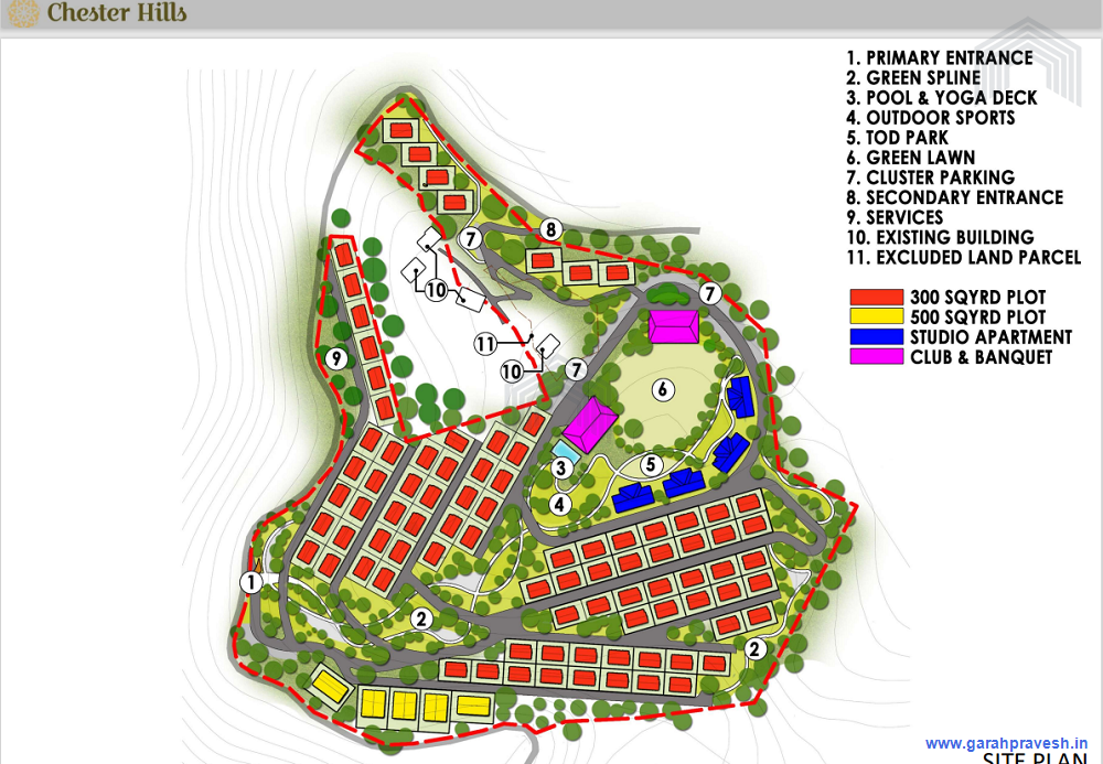 Site Plan Norwich Hills