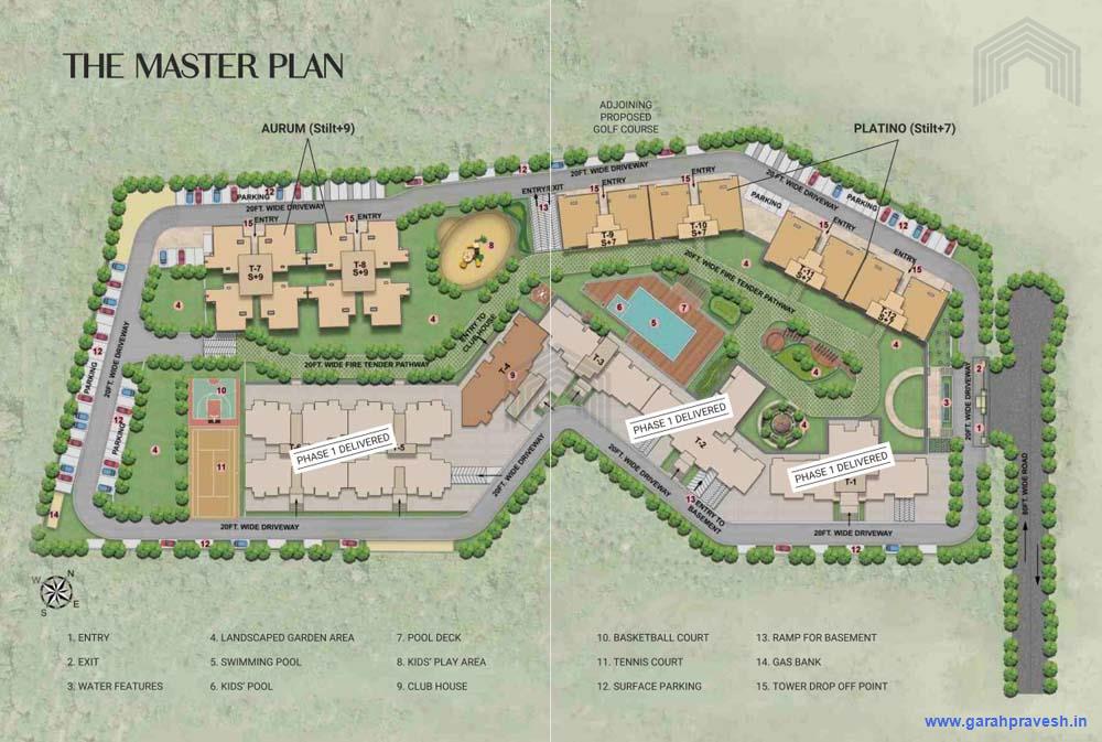 Site Plan Jubilee Golfvista