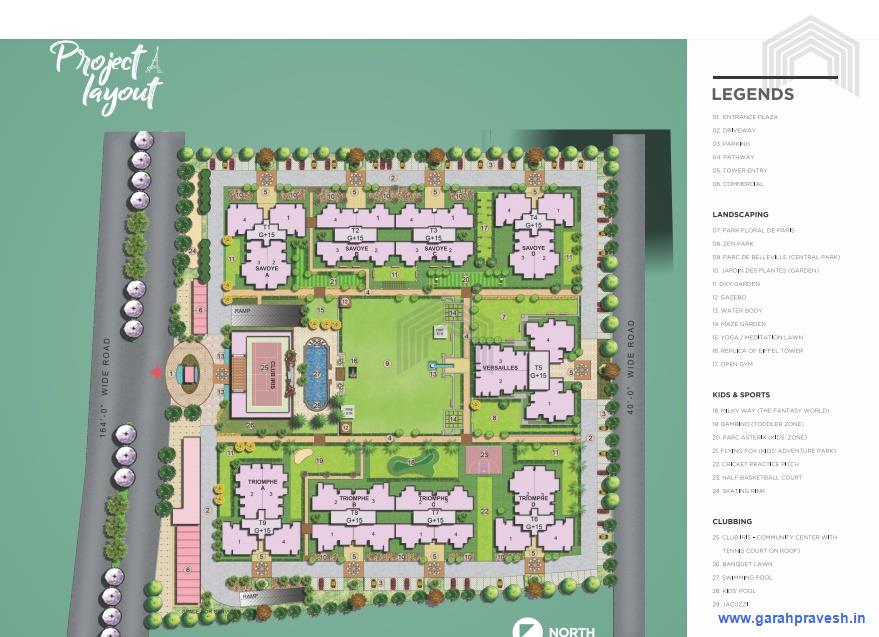 Site Plan La Parisian