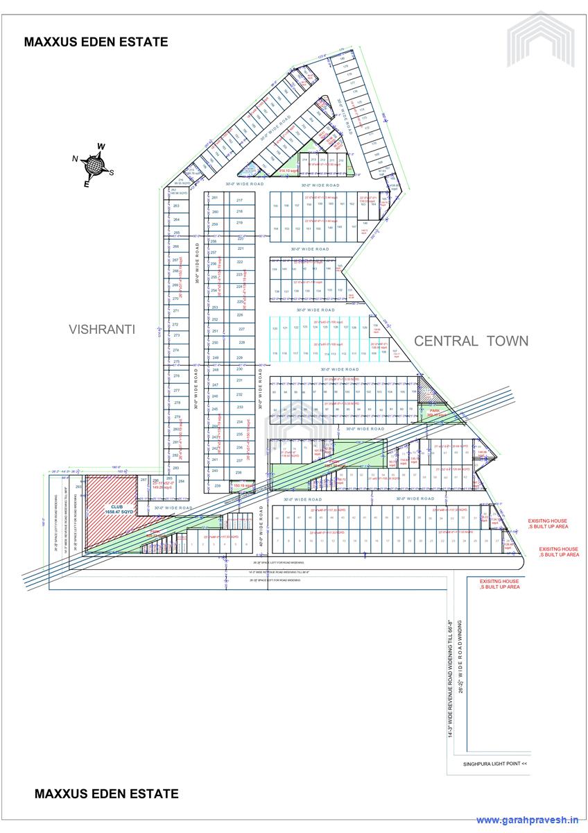 Site Plan Eden Estate