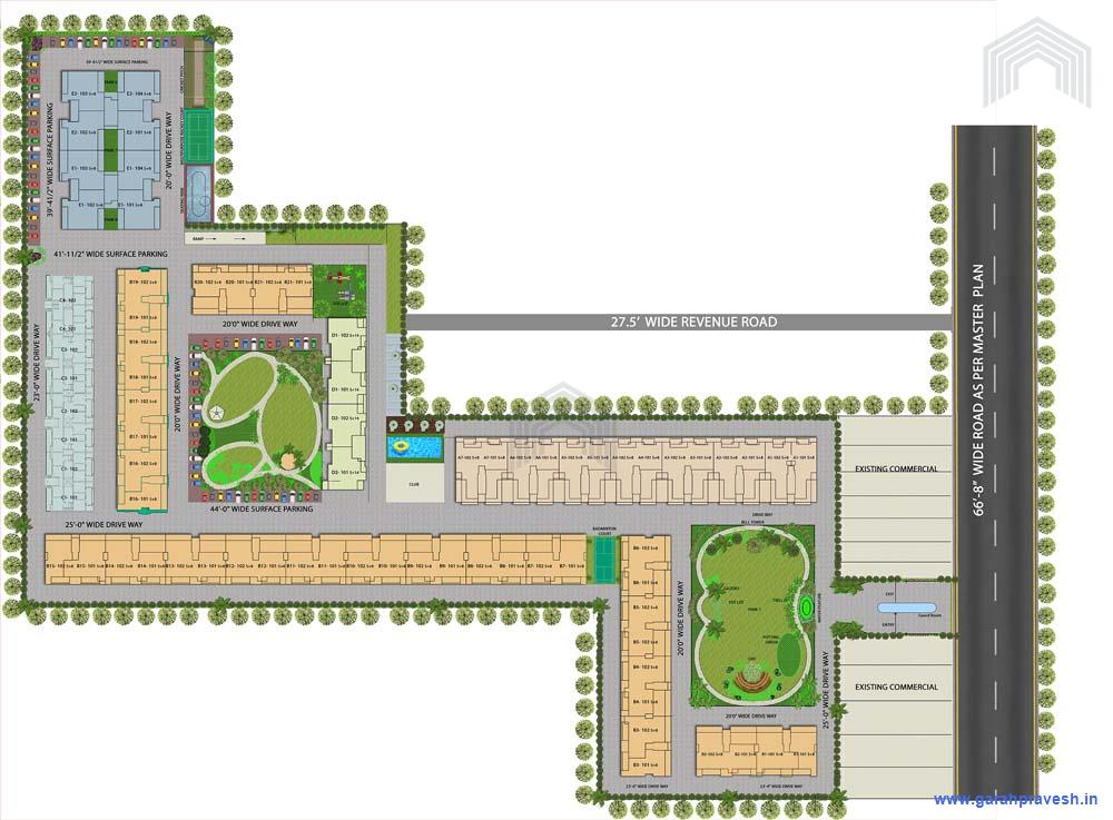 Site Plan Hermitage Centralis