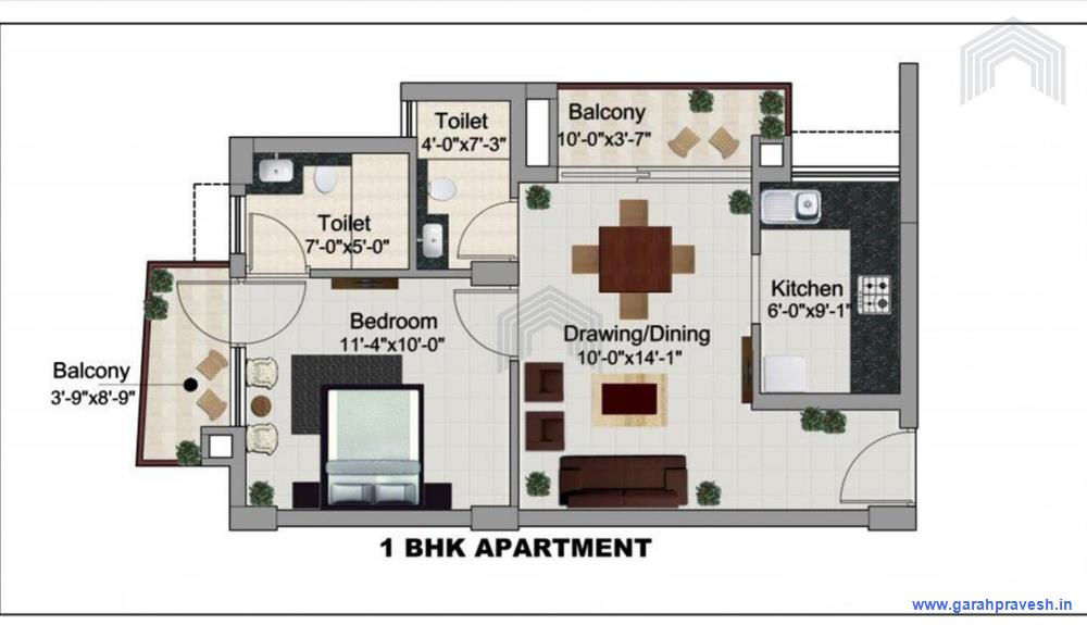 1 Bhk Flat