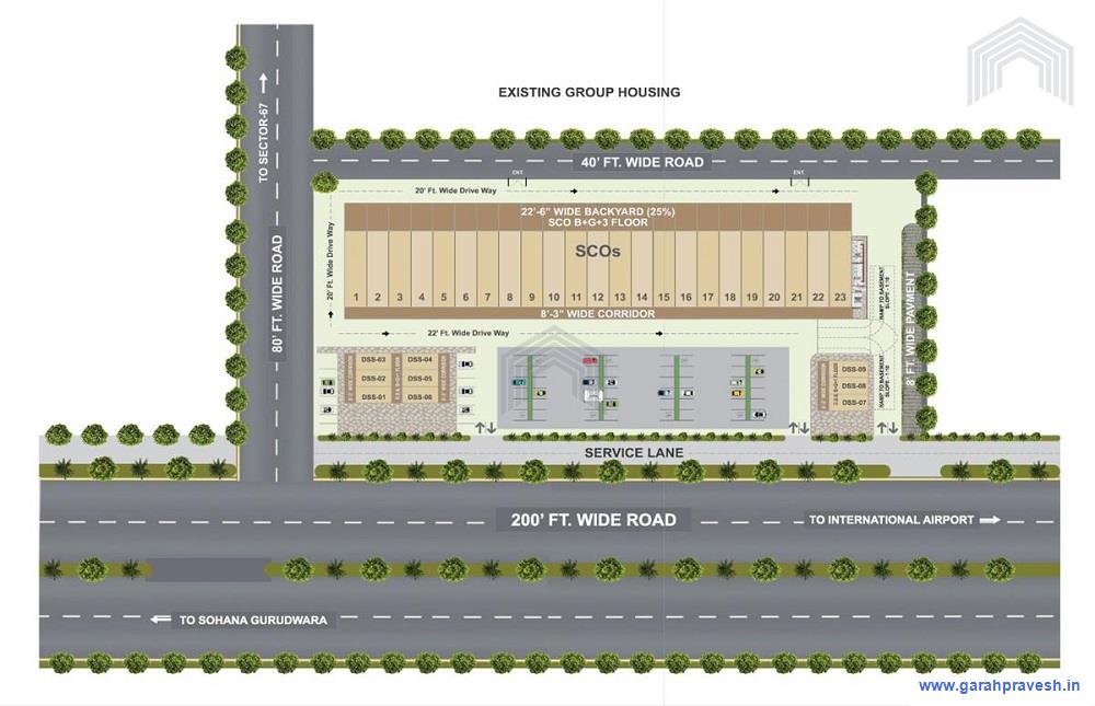 Site Plan Central Street 