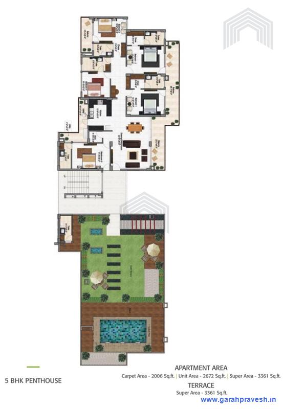 5BHK + Pent house Luxury Flats