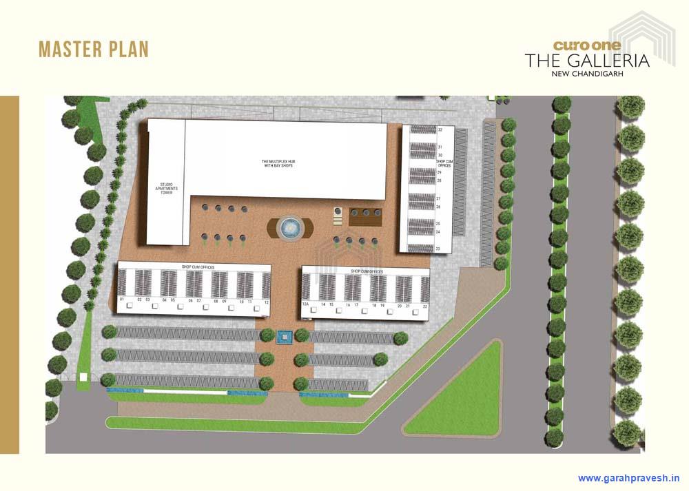 Site Plan Curo One The Galleria