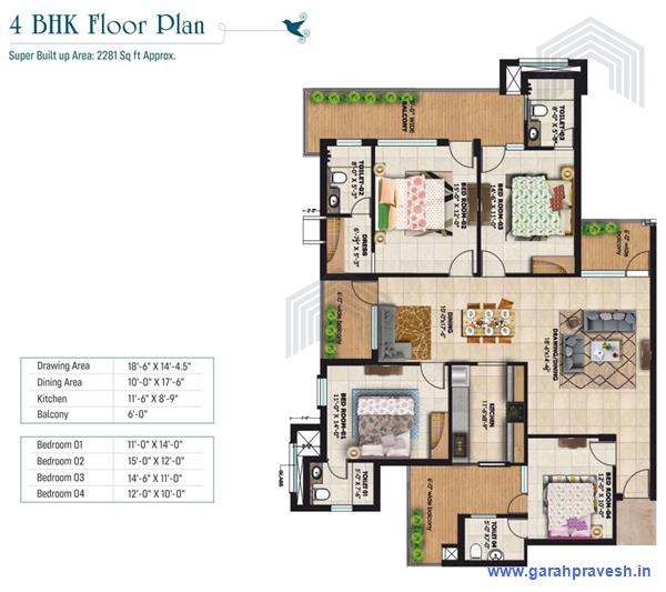 4BHK  Luxury Flats