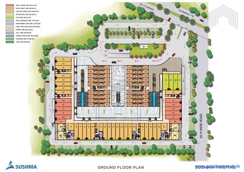 Site Plan  SUSHMA Pristine