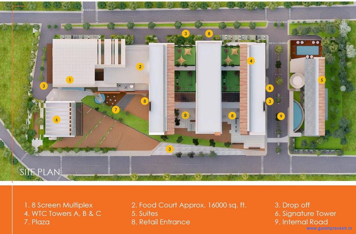 Site Plan World Trade Center Chandigarh