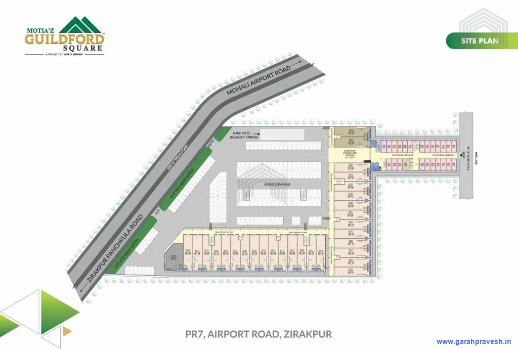 Site Plan Motia Guildford Square