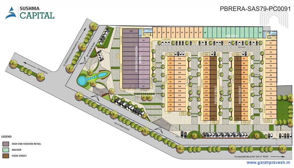 Site Plan Sushma Capital