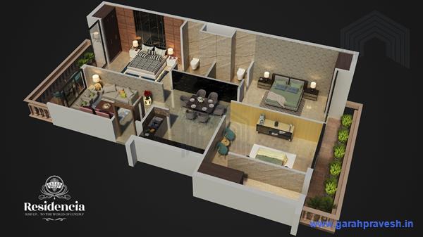 3+1 BHK Luxury Flats