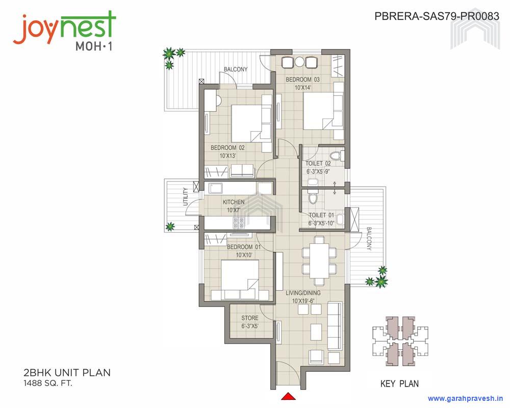 3 BHK Luxury Flats