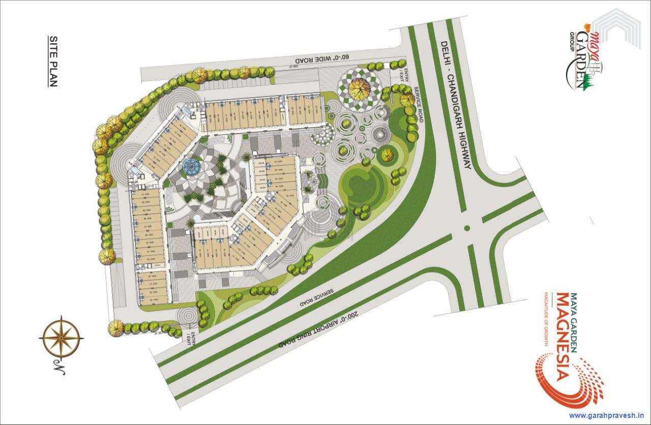 Site Plan  Maya Garden Magnesia