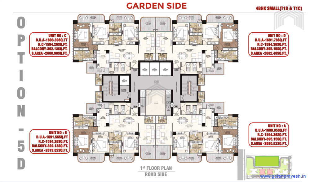 4BHK |2600 Sq ft - 2800 Sq ft | 2.86 Cr - 3.08 Cr