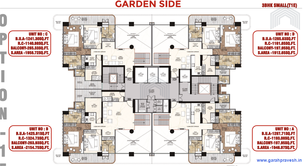 3BHK |2300 Sq ft - 2400 Sq ft | 2.60 Cr - 2.64 Cr